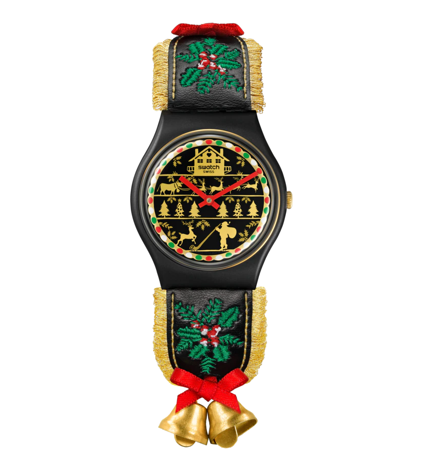 Swatch Golden Merry SO28B115 Flora Inc