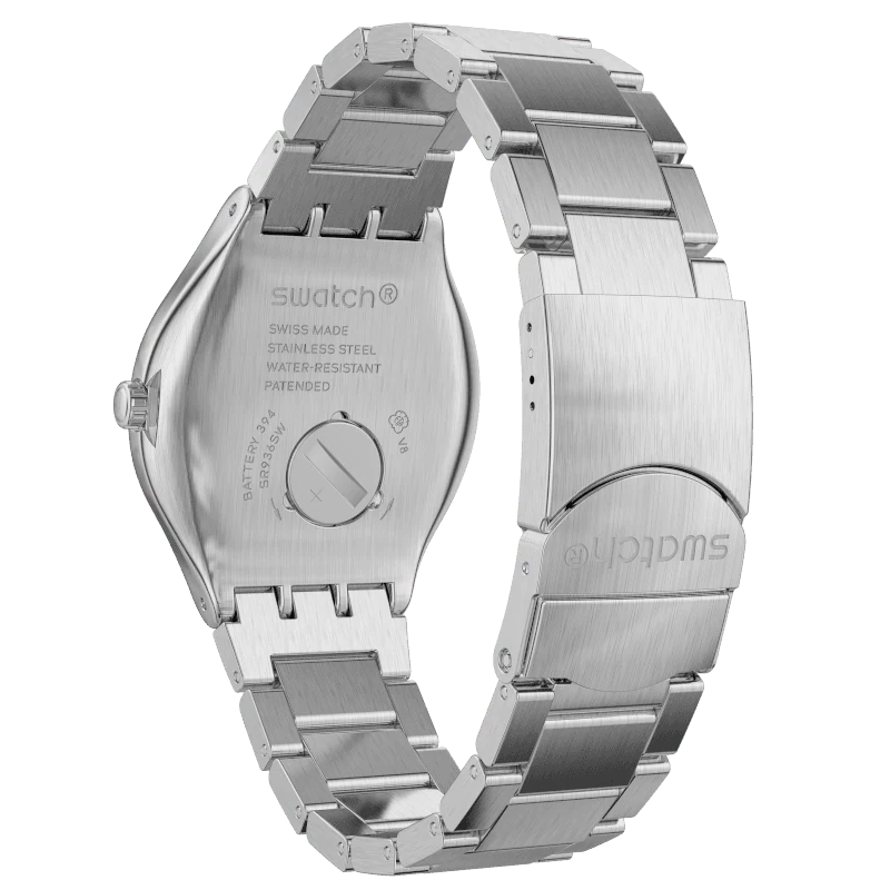 Swatch irony stainless steel precio hotsell