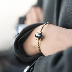 Trollbeads Twisted Gold Bangle TGPBA-00006