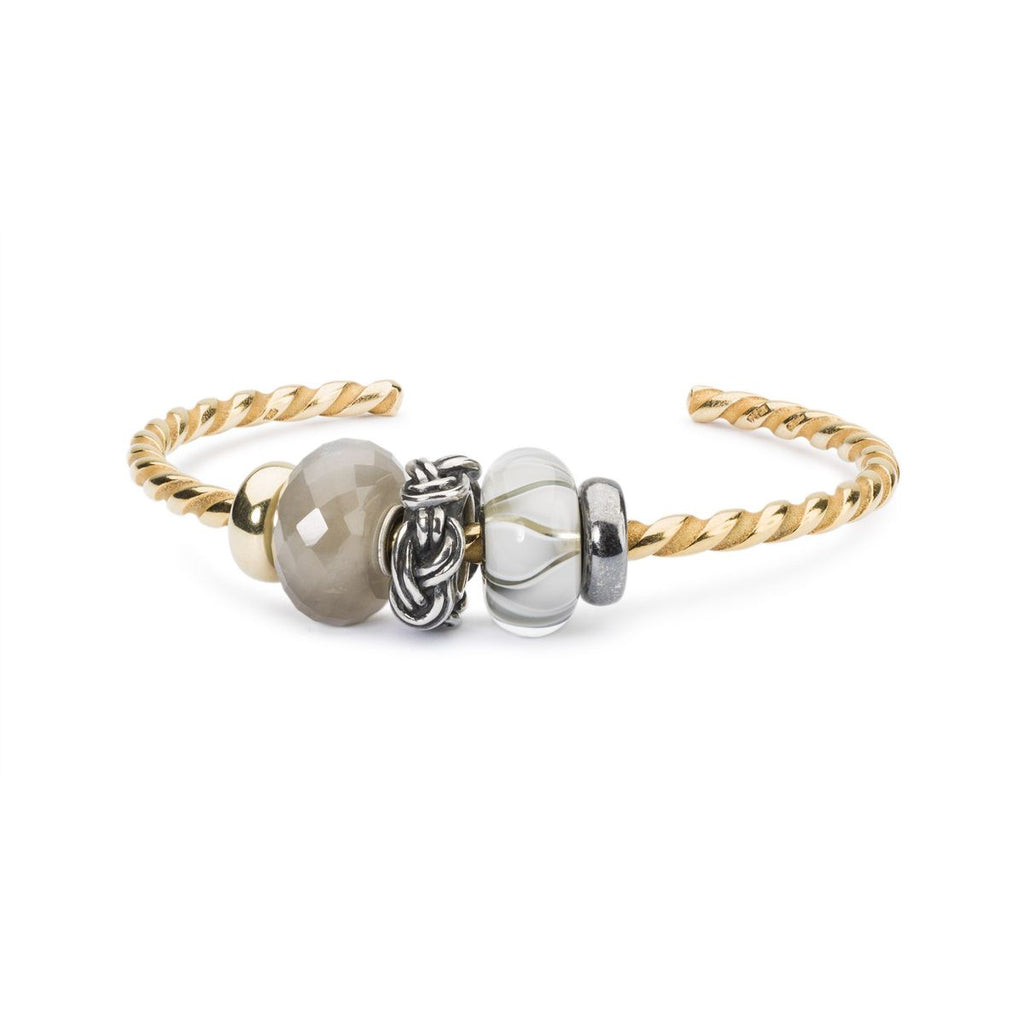 Trollbeads Twisted Gold Bangle TGPBA-00006
