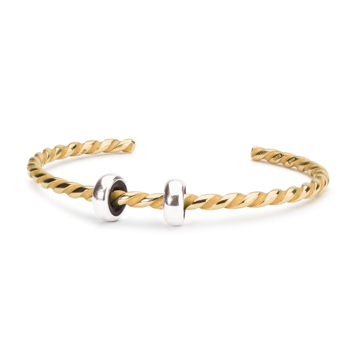 Trollbeads Twisted Gold Bangle TGPBA-00006