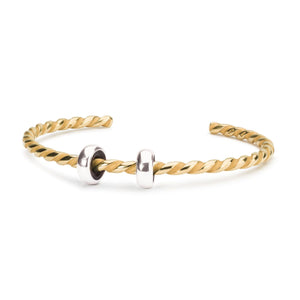 Trollbeads Twisted Gold Bangle TGPBA-00006