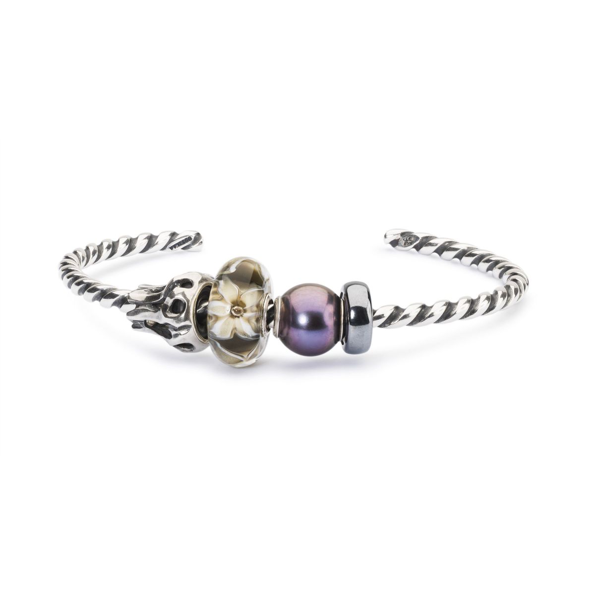 Trollbeads Twisted Silver Bangle TAGBA-00006