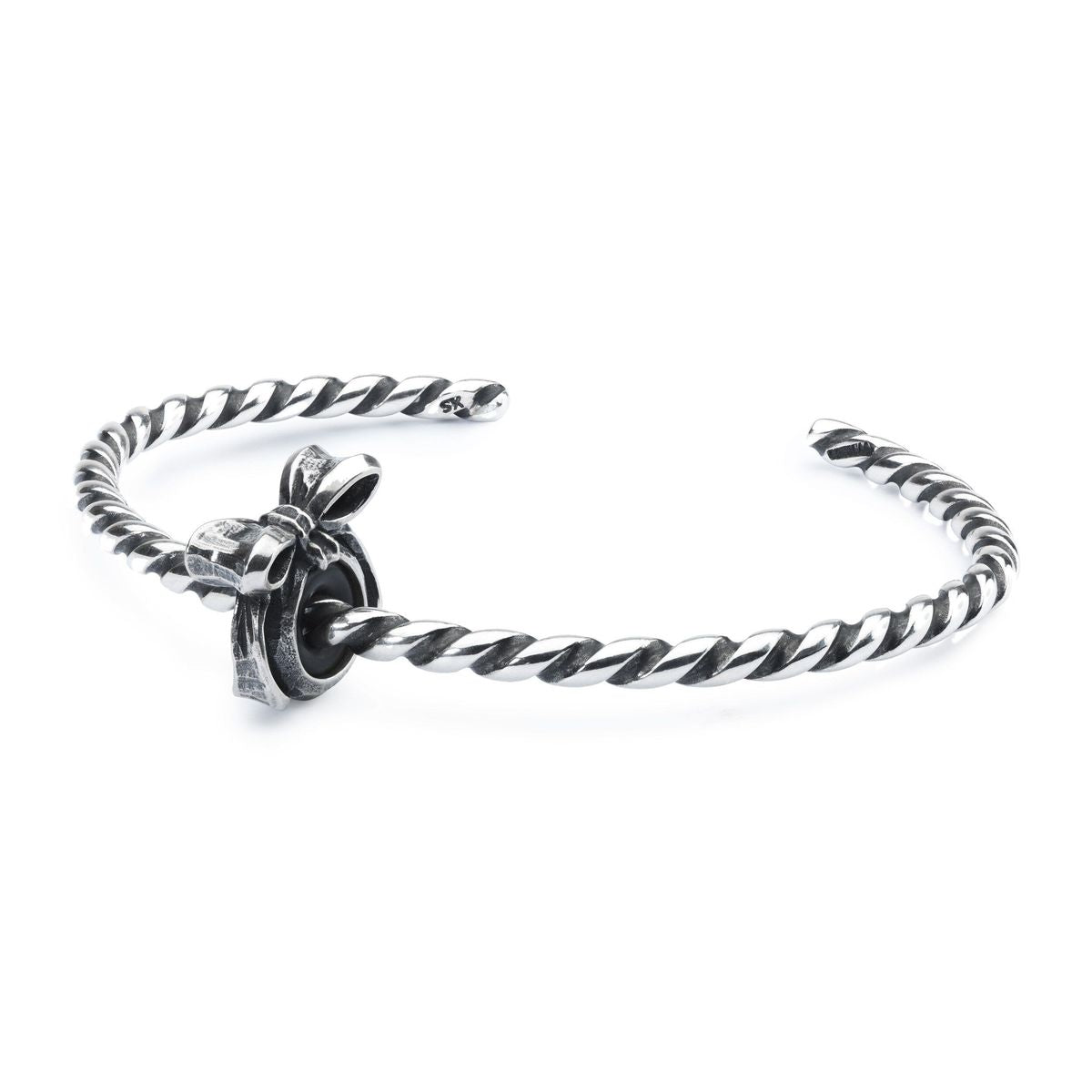 Trollbeads Twisted Silver Bangle TAGBA-00006