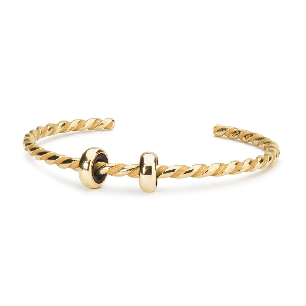 Trollbeads Twisted Gold Bangle TGPBA-00006