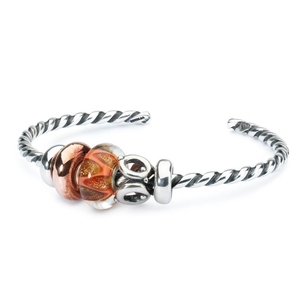 Trollbeads Twisted Silver Bangle TAGBA-00006