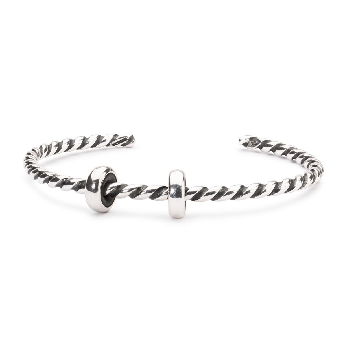 Trollbeads Twisted Silver Bangle TAGBA-00006