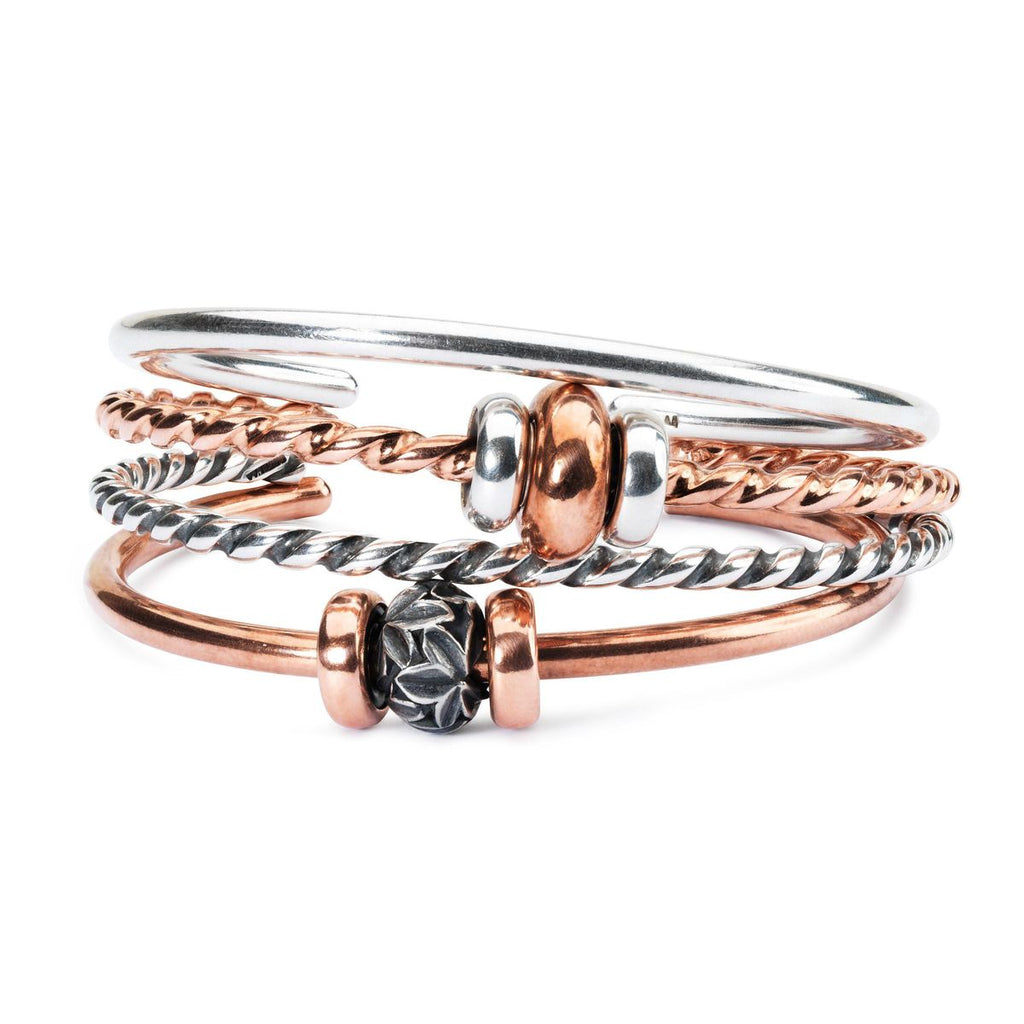 Trollbeads Twisted Silver Bangle TAGBA-00006