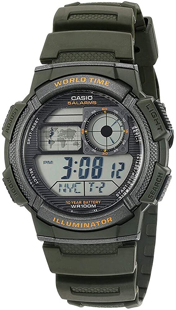 Casio AE1000W-3AV Analog-Digital Display Watch