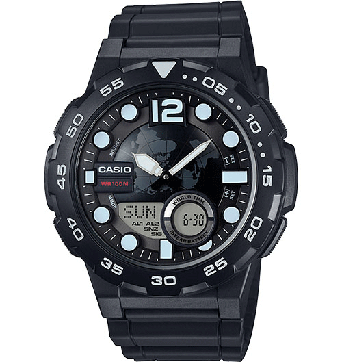 Casio AEQ100W-1AV Montre Classique