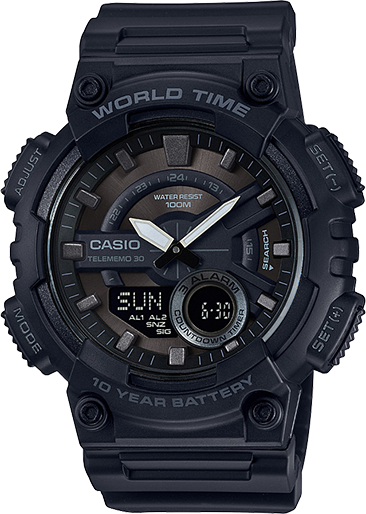 Casio AEQ110W-1BV Montre Classique