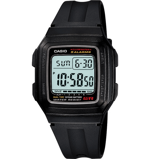 Casio F201WA-1A Montre Classique