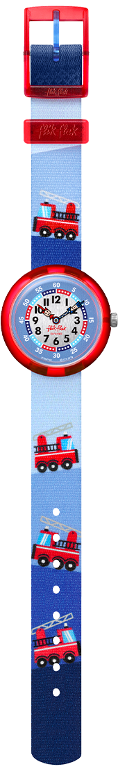 Swatch Flik Flak Fire Truck FBNP160