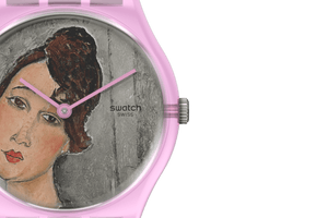 Swatch Portrait of Dedie, by Amedeo Modigliani GZ356