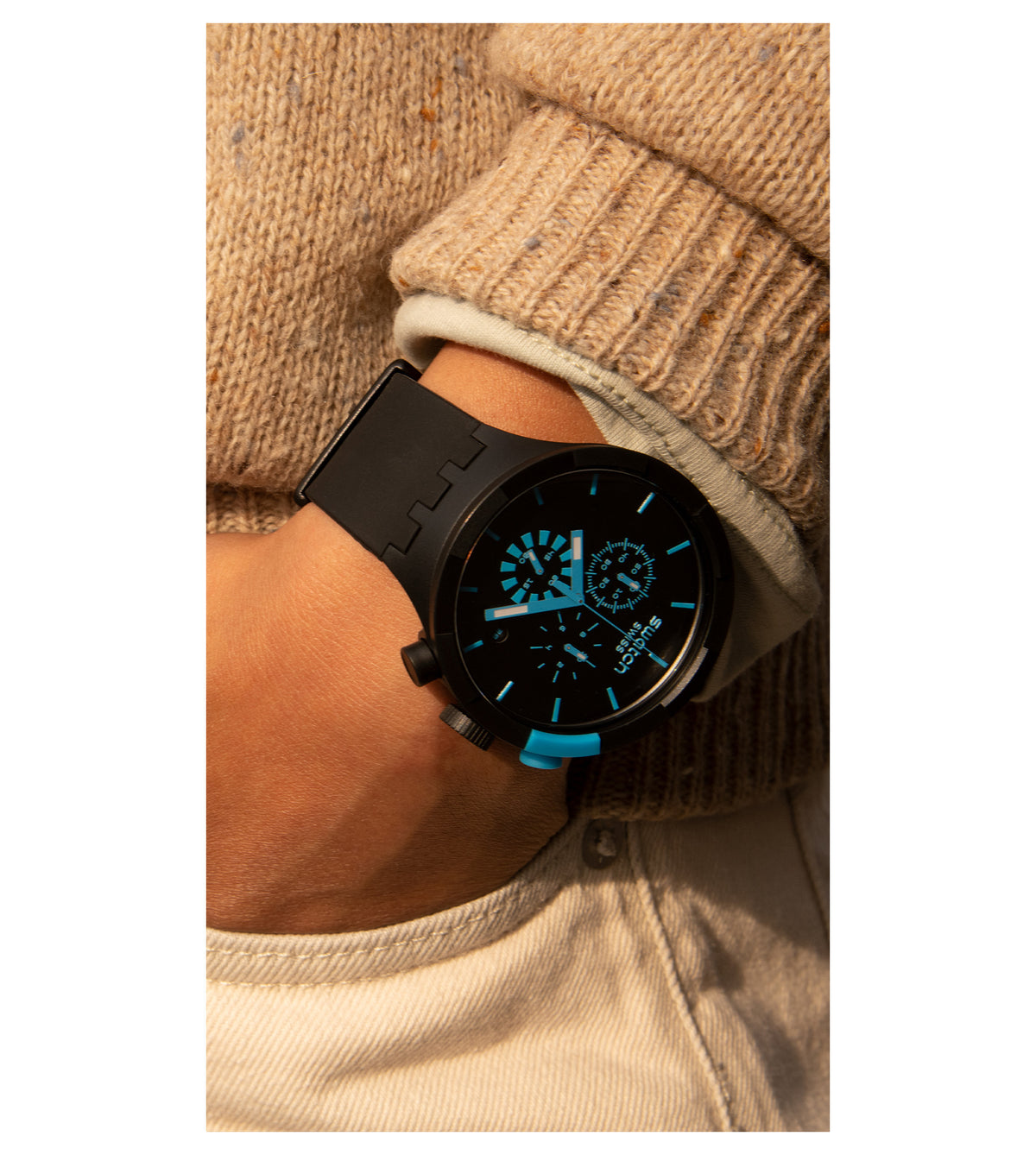 Swatch Checkpoint Blue SB02B401