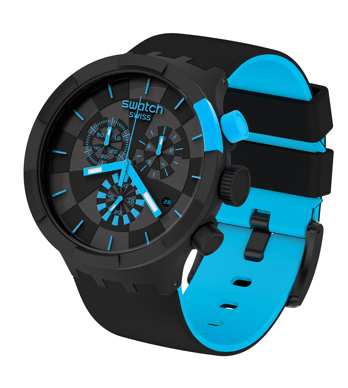 Swatch Checkpoint Blue SB02B401