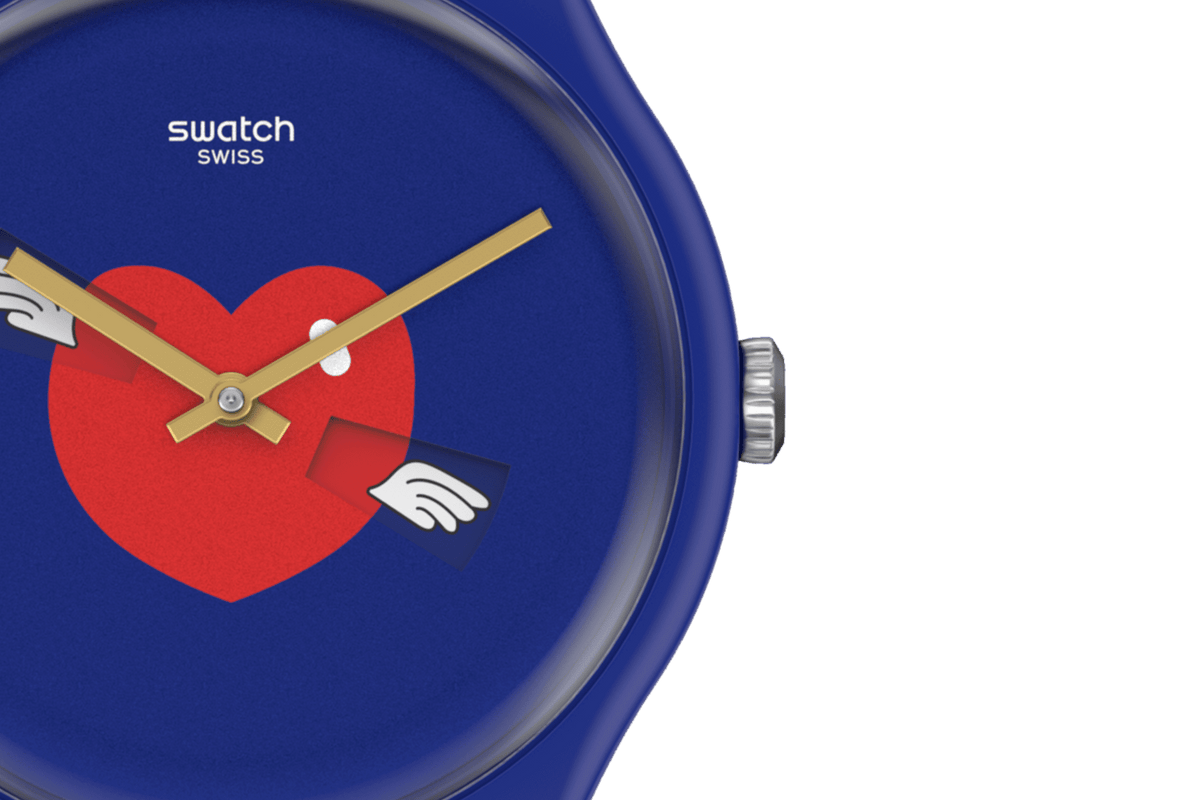 Heart in Blue By Swatch