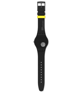 Swatch Mickey Blanc Sur Noir SUOZ337