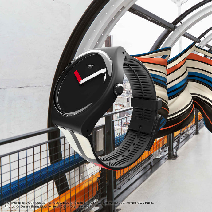 Swatch Red, Blue and White, By Piet Mondrian SUOZ344 – Flora