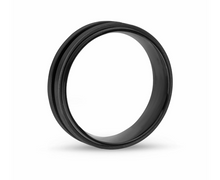 Matte & Shiny Steel Ring 7mm