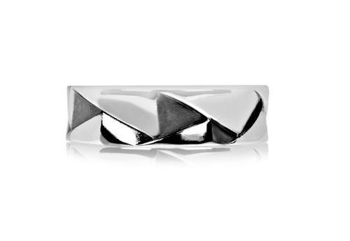 Steel Carved Ring