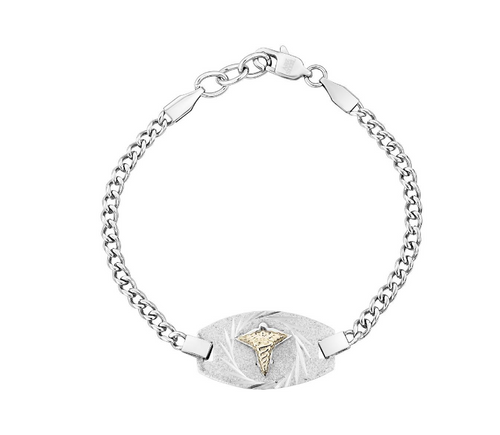 Figaro Link Medical Bracelet 7.5