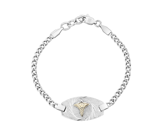 Bracelet Médical Figaro 7.5'' - Argent