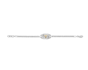 Figaro Link Medical Bracelet 7.5"