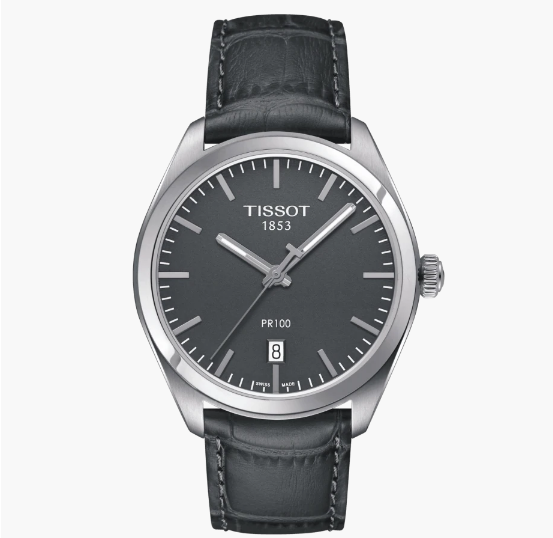 Tissot pr100 black sale
