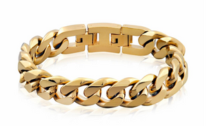 Bracelet à Maillons Cubains 14 mm