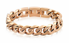 Bracelet à Maillons Cubains 14 mm