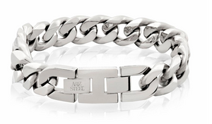 Bracelet à Maillons Cubains 14 mm