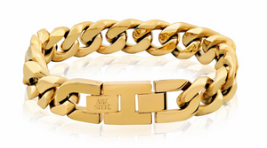 Bracelet à Maillons Cubains 14 mm