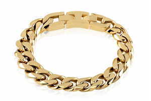 Bracelet à Maillons Cubains 14 mm