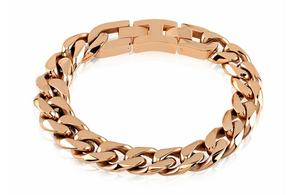 Bracelet à Maillons Cubains 14 mm