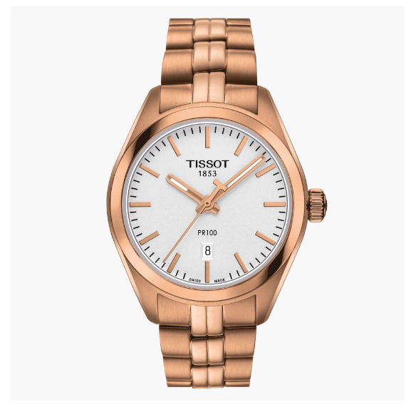 Tissot pr 100 rose gold outlet