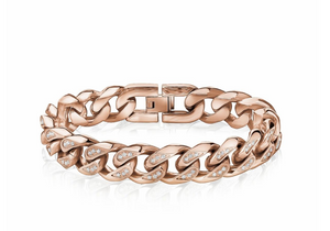 Bracelet à Maillons Cubains - Pierres 14 mm