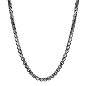 Collier Round Box Link 26"