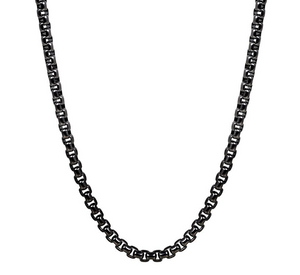 Collier Round Box Link 26"