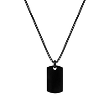 Dog Tag Pendant W/ Chain 28"