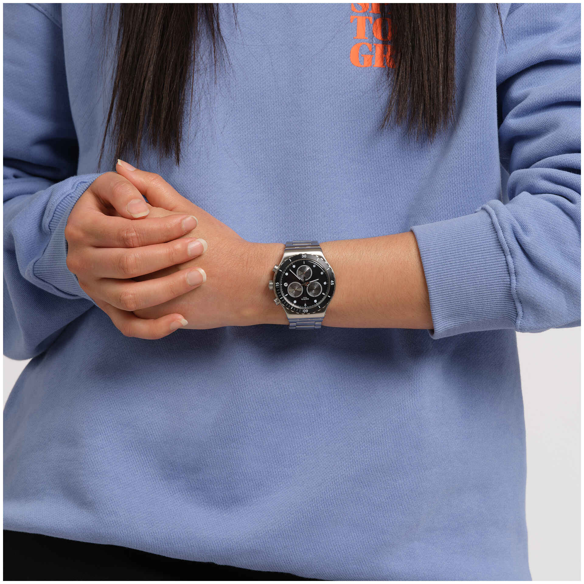Swatch black irony shop