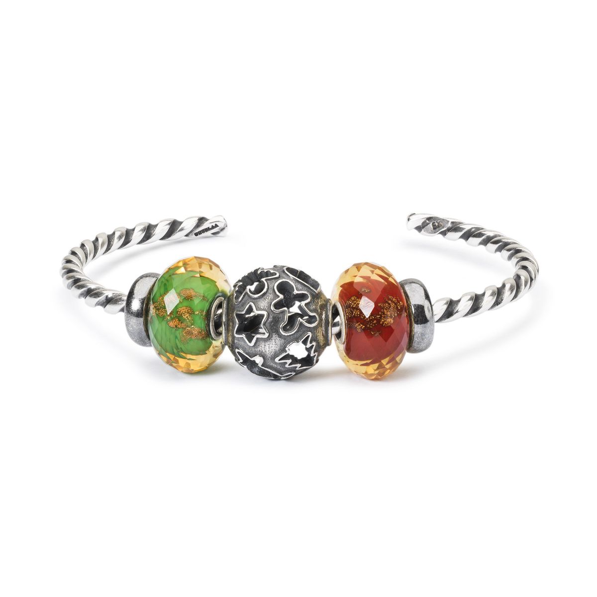 Trollbeads Twisted Silver Bangle TAGBA-00006