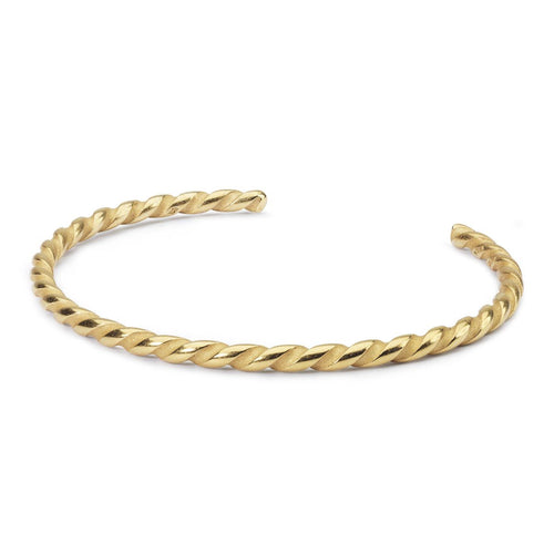 Trollbeads Twisted Gold Bangle TGPBA-00006