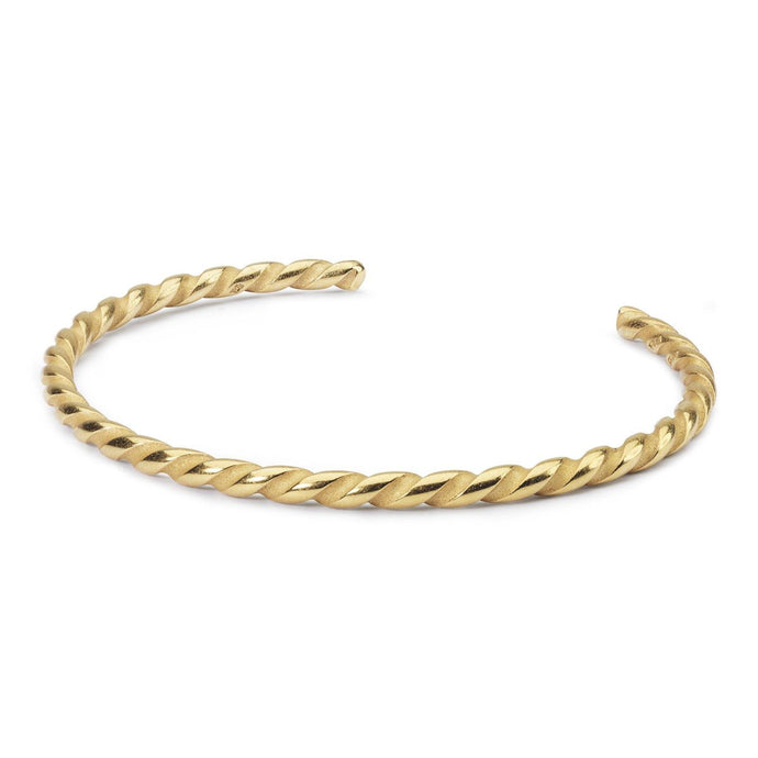 Trollbeads Twisted Gold Bangle TGPBA-00006
