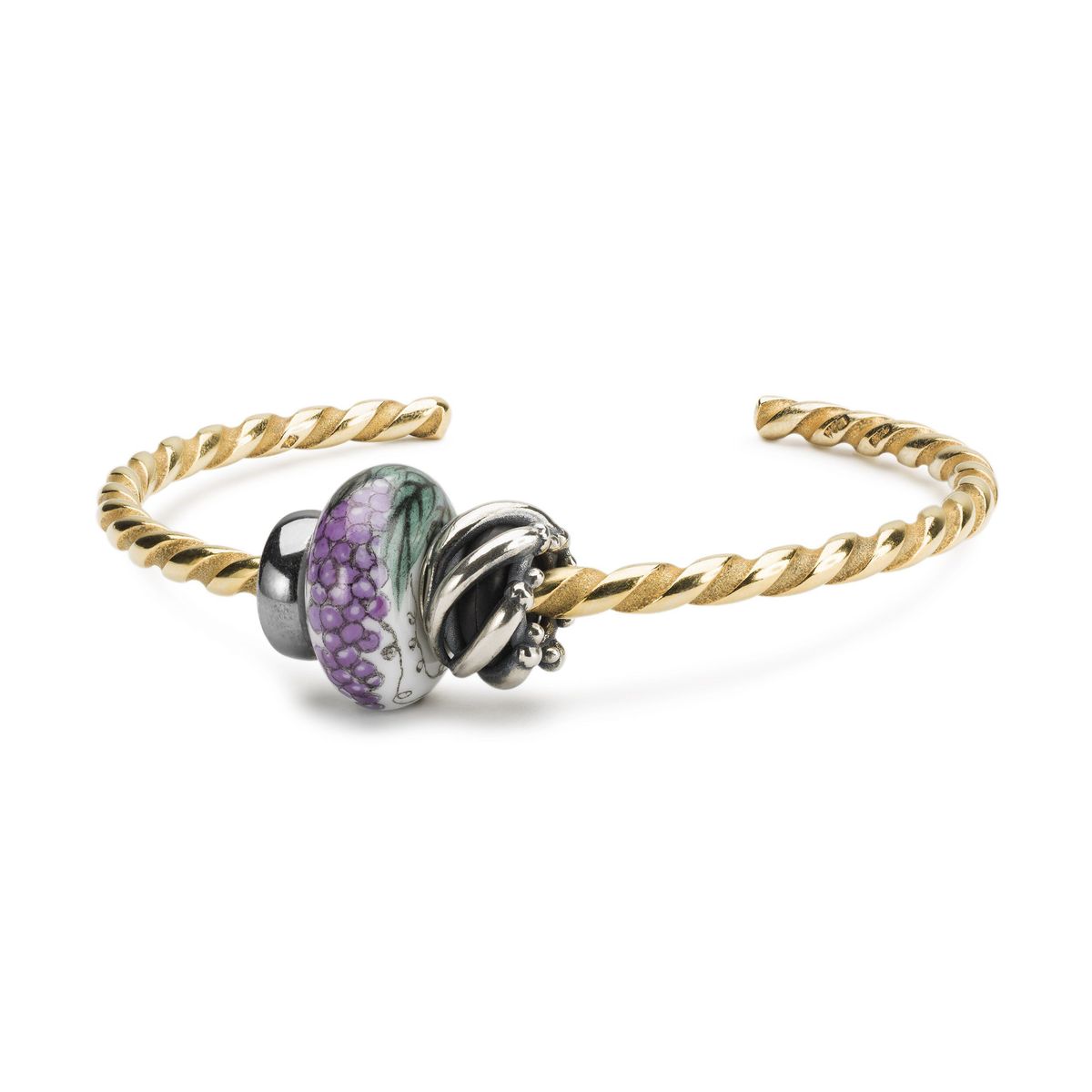 Trollbeads Twisted Gold Bangle TGPBA-00006